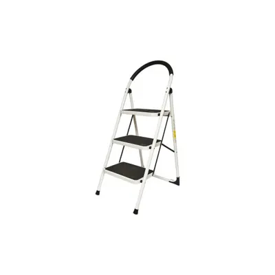 Scara metalica pliabila, 3 trepte cauciuc antiderapant, inaltime 127cm, sarcina maxima 150Kg Crownman Cod: DISPN85