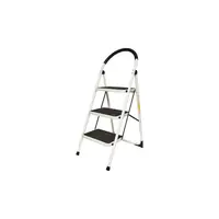 Scara metalica pliabila, 3 trepte cauciuc antiderapant, inaltime 127cm, sarcina maxima 150Kg Crownman Cod: DISPN85