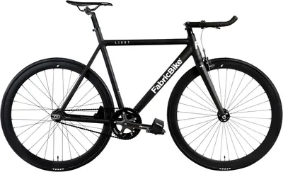 Bicicletă fixie din aluminiu ușor, 28", Matte Black