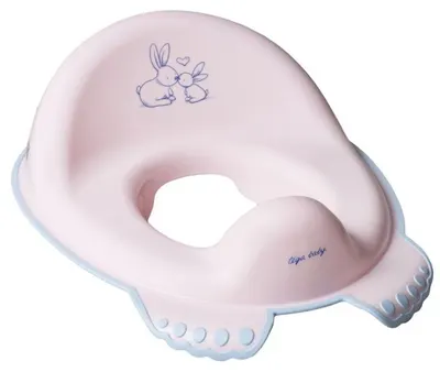 Scaun de toaleta pentru copii Tega Baby - Little Bunnies, roz