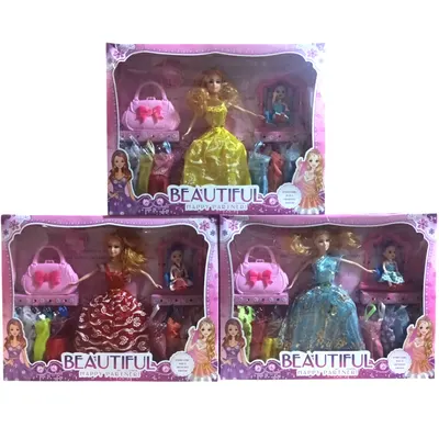 Păpușă cu accesorii engros mix modele 28x6cm 883-1