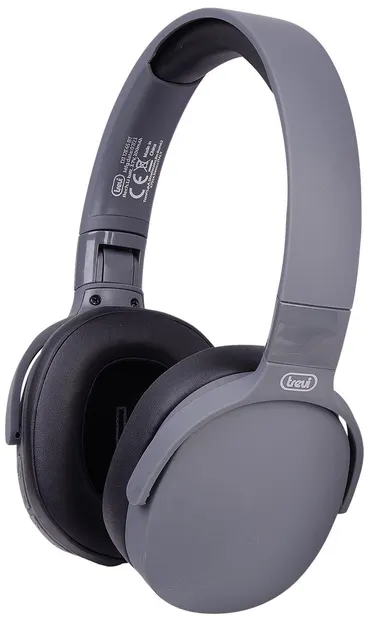 Căști wireless cu microfon Trevi - DJ 12E45 BT, negre/gri