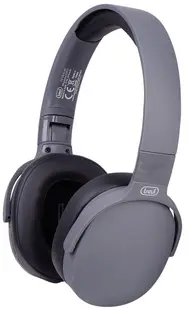 Căști wireless cu microfon Trevi - DJ 12E45 BT, negre/gri