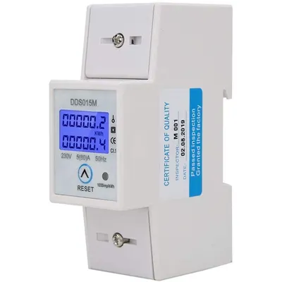 Contor monofazat de energie electrica Sina KWH DDS015M 230V ecran digital LED