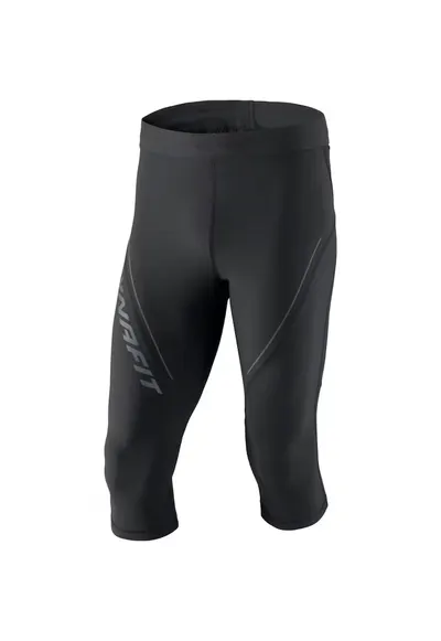 Colanti alergare barbati Alpine 3/4 - Negru