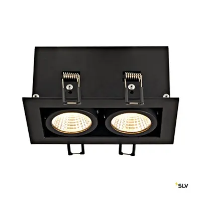 KADUX LED dublu DL Set, 3000K38°, negru mat