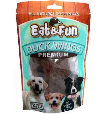 Eat&amp;Fun Recompense Caini Duck Wings 100 G