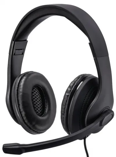 Căști cu microfon Hama - HS-P200, negre