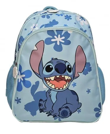 Ghiozdan copii, 40x30x11 cm, cu doua compartimente, multicolor, bretele intarite si ajustabile, Stitch, Disney Engros