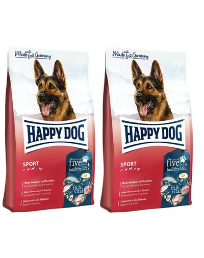 HAPPY DOG Supreme Fit&Vital Sport Adult 28 kg (2x14 kg) hrana caini adulti activi