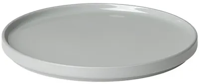 Farfurie de desert Blomus - Pilar, 20 cm, gri deschis
