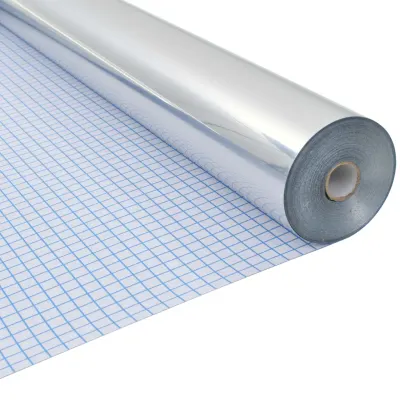 vidaXL Folie autocolantă cu efect de oglindă, 0,9x20 m