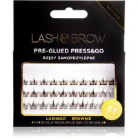 Lash Brow Press&Go Self-Adhesive Eyelashes gene false smocuri autoadezive Classy Night Brownie 1 buc