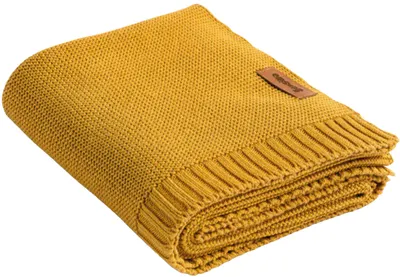 Pătură de bambus Sensillo - Muştar, 80 х 100 cm