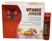 VitaBee Junior, fructe de pădure, 10 flacoane, Vita Sanus