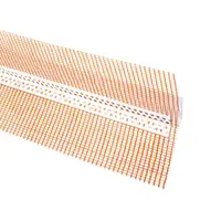 Profil colt PVC cu plasa interior / exterior 20x20 mm 2.5 m – Terra Quality portocaliu