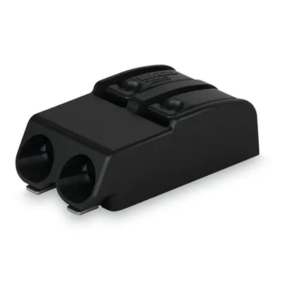 SMD PCB terminal block; push-button; 0.75 mm²; Pin spacing 4 mm; 2-pole; Push-in CAGE CLAMP®; in tape-and-reel packaging; 0,75 mm²; black