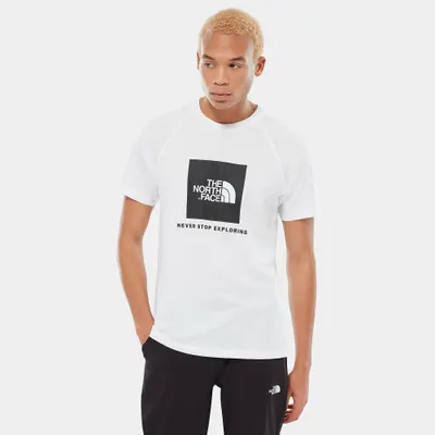Tricou universal nf0a3bqofn41 cu mânecă scurtă alb bărbătesc