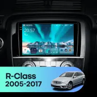 Navigatie Auto Teyes CC4 Mercedes-Benz R Class W251 2005-2017 6+128GB 9.5" QLED Octa-core 2.7Ghz, Android 4G Bluetooth 5.1 DSP