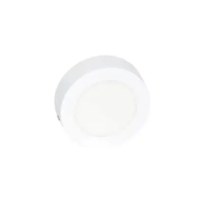 Aplica LED cu Forma Rotunda, Contur Metalic, Putere 12W, 220V