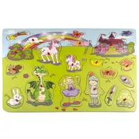 Puzzle din lemn, Lumea basmelor, 20 piese