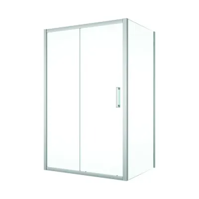 Cabina dus 120x100 cm cu usa culisanta crom, grosime sticla 5 mm, Sanswiss Ocelia