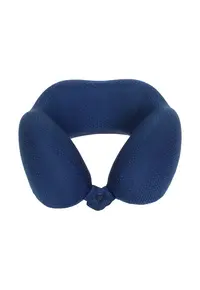 Perna de gat memory foam pentru calatorie - Bleumarin