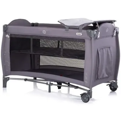 Patut pliabil Chipolino Bella charcoal