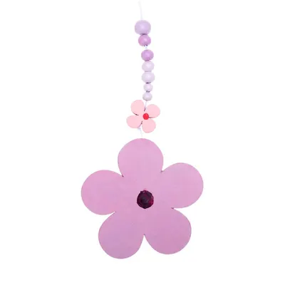 Accesorii craft - 12 flori de lemn