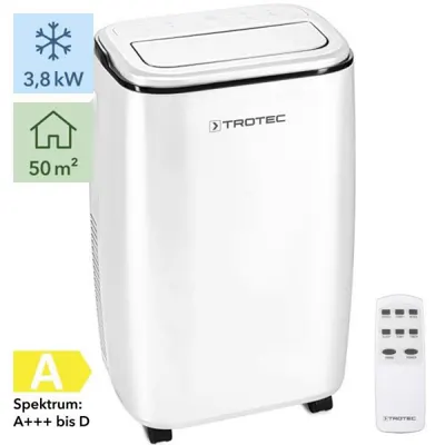 Resigilat - Aer conditionat portabil Trotec PAC 3800 S, Capacitate 13000 BTU/h, Debit 450 mc/ora, Display Timer, Pentru 50 m2 (1