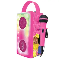Boxa wireless cu microfon si lumini, Lexibook, Barbie