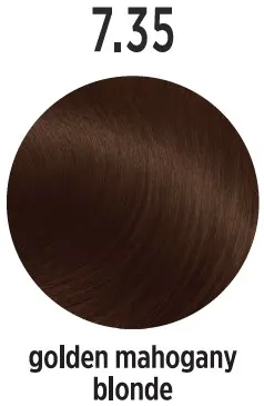 Vopsea de par profesionala ELEMENT 7.35 Golden Mahogany Blonde 100ml