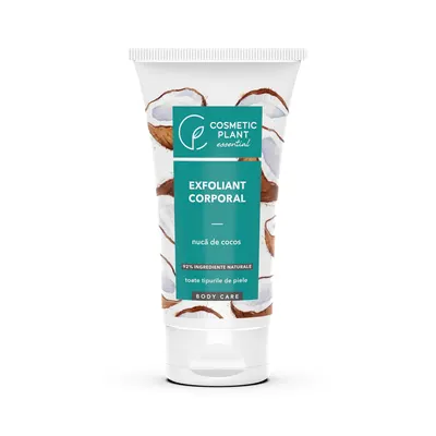 Exfoliant pentru corp cu nuca de cocos, 150ml, Cosmetic Plant