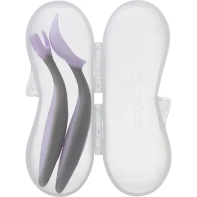 b.box Gelato Cutlery tacâmuri pentru copii Boysenberry 2 buc