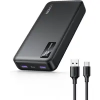 Resigilat - Baterie externa UGREEN 20.000mAh Two-way Fast Charging Power Bank PB312, incarcare bidirectionala, 3 porturi, Negru