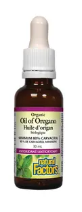 Organic Oil of Oregano, 30 ml, Natural Factors