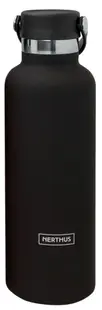 Nerthus Thermal Bottle - Negru, cu mâner, 750 ml