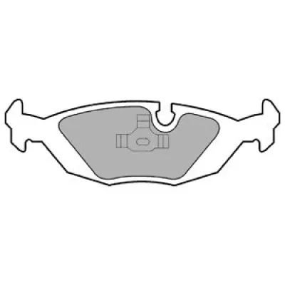 Set placute frana, frana disc DELPHI LP576