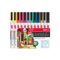 Marker acrilic, MK505/12, 12buc/set Daco