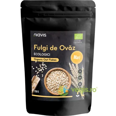 Fulgi de Ovaz Mari Ecologici/Bio 250g
