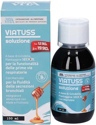 Sanavita Viatuss Sirop herbal împotriva tusei, 150 ml, Paladin Pharma