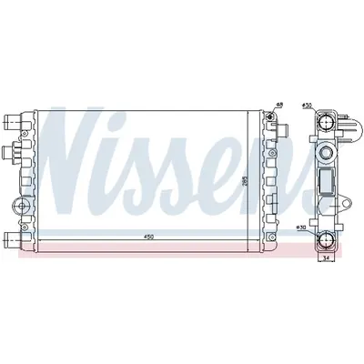 Radiator, racire motor NISSENS 61785