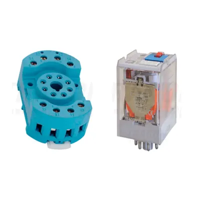 Pachet Soclu Releu RS90-22 + Releu Industrial RT08 48DC - Control Puternic DC