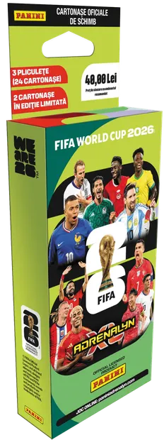 Cartonase Panini - FIFA World Cup Adrenalyn XL 2026, Eco-Blister