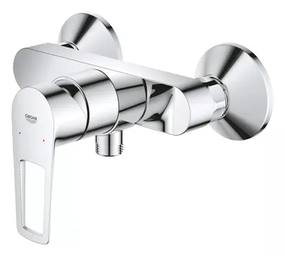Baterie dus Grohe Bauloop 23634001, aparenta, monocomanda, Crom lucios