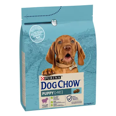 Hrana uscata pentru caini Dog Chow Junior, Miel 2.5kg