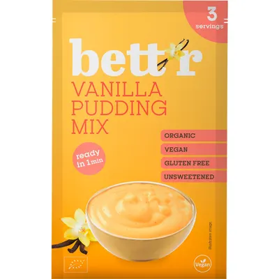 Mix pentru Budinca cu Vanilie fara Gluten Ecologica/Bio 30g