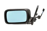 Oglinda stanga potrivit BMW Seria 3 1990-2000 - electrica, flat, incalzita, albastra, grunduita