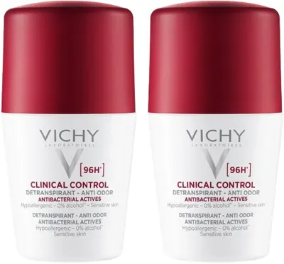 Vichy Deo Set - Roll-on antiperspirant Clinical Control, 2 x 50 ml