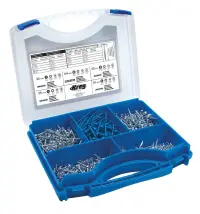 Trusa holtsuruburi pentru gauri in lemn Kreg SK03-INT, O8x25-64 mm, 675 bucati